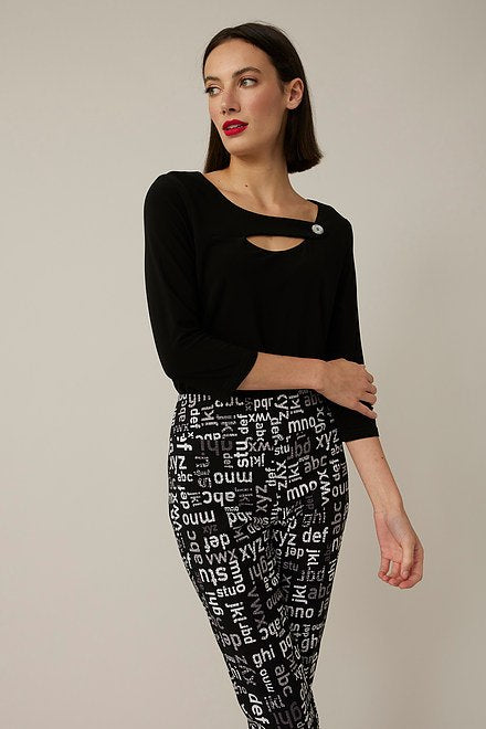 Typography Print Pants Style 221327