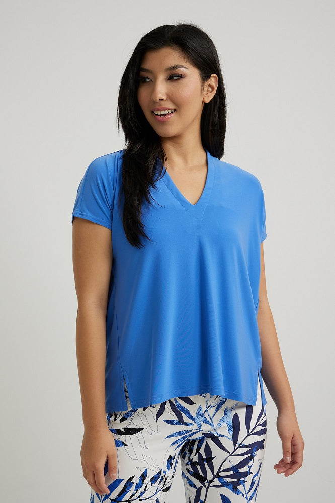 Blusa holgada con escote V 222077