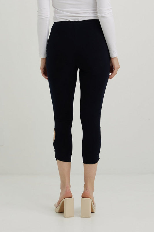 Leggins cortos azul de media noche 222153