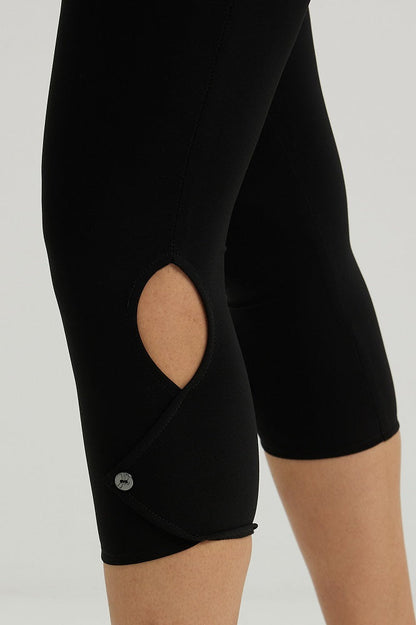 Leggins cortos negro 222153