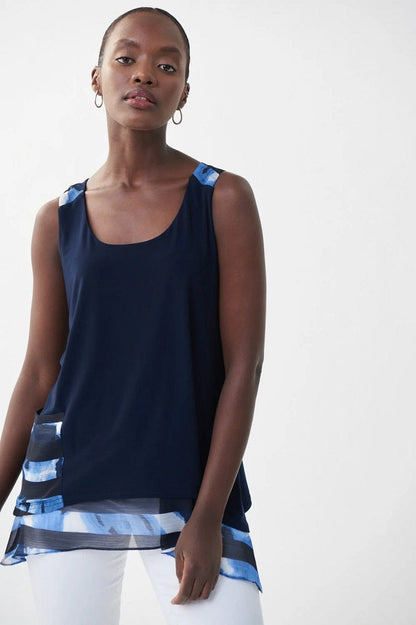 Blusa holgada con detalles multicolor 222179