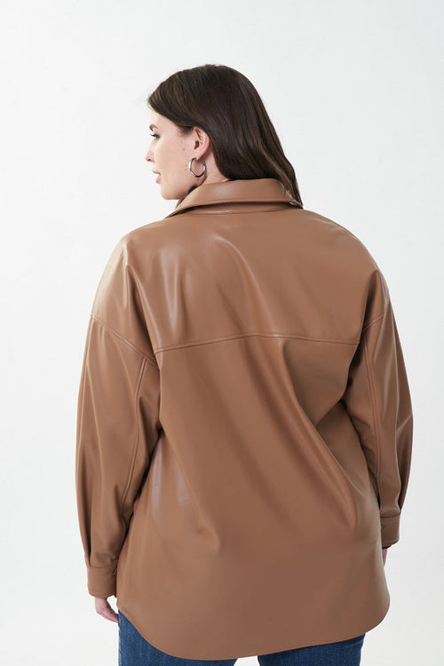 Blusa de vinil muscade 223917