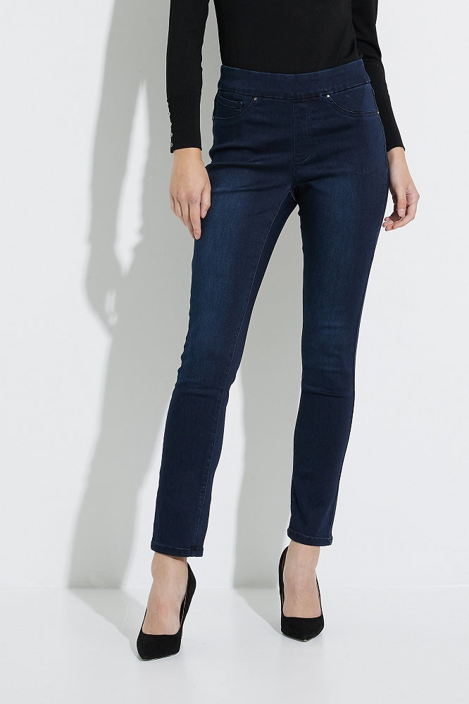 Pantalón vaquero con cintura elástica 223937