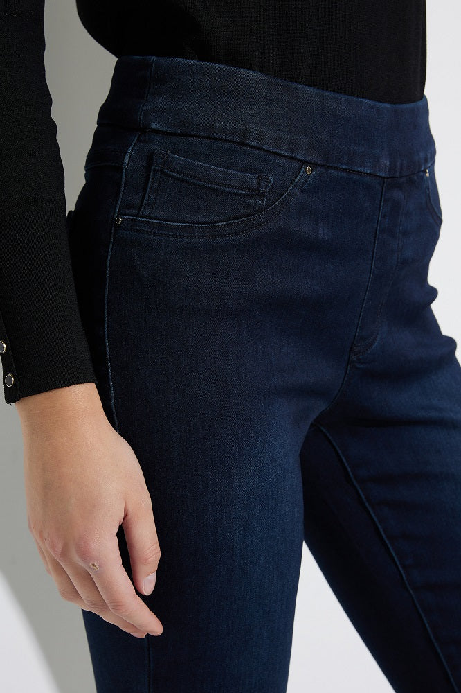 Pantalón vaquero con cintura elástica 223937