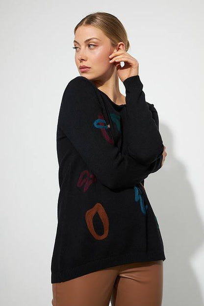 Knit Detail Top Style 223971