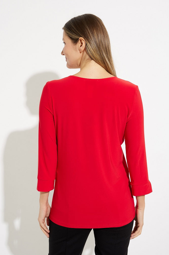 Blusa con escote cruzado 224295