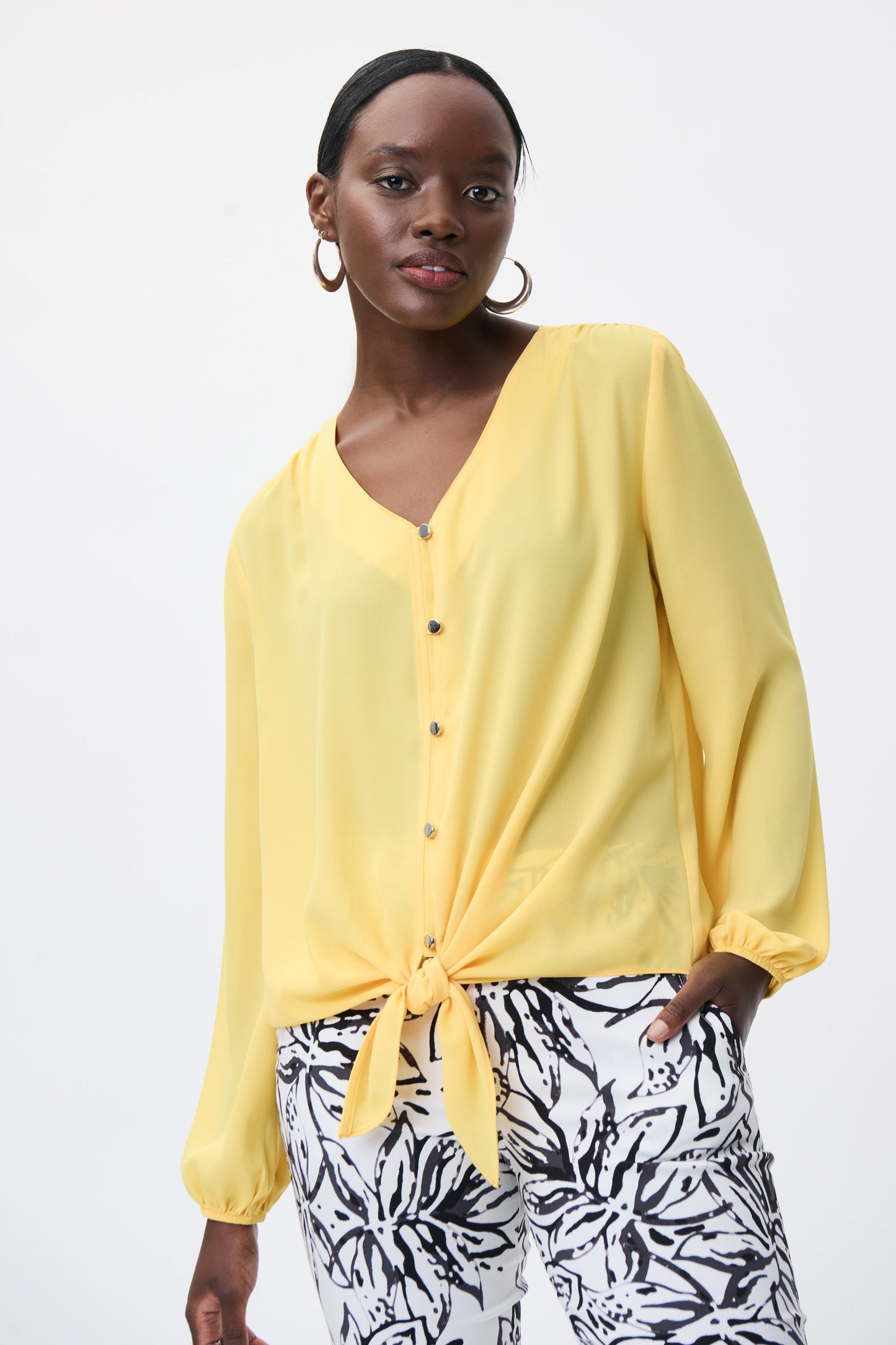 Blusa nudo amarilla 231144