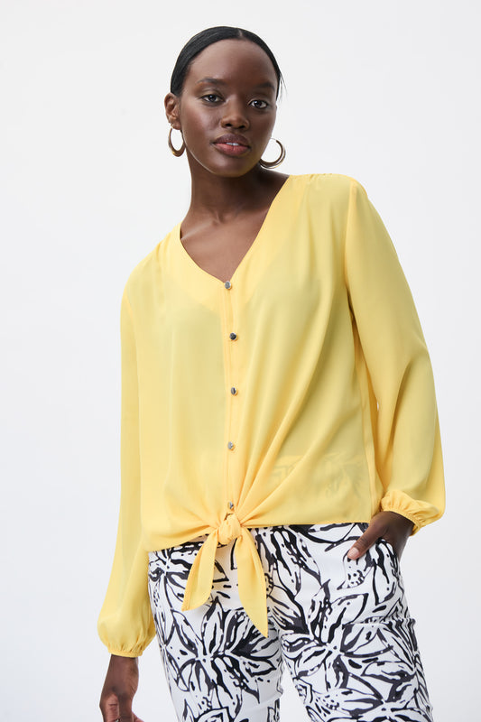 Blusa nudo amarilla 231144