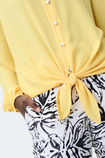 Blusa nudo amarilla 231144