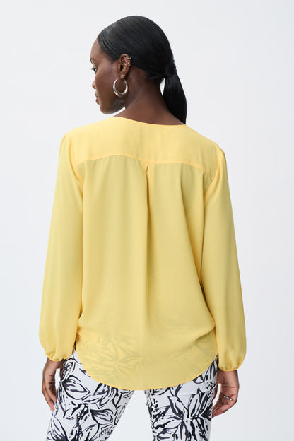 Blusa nudo amarilla 231144