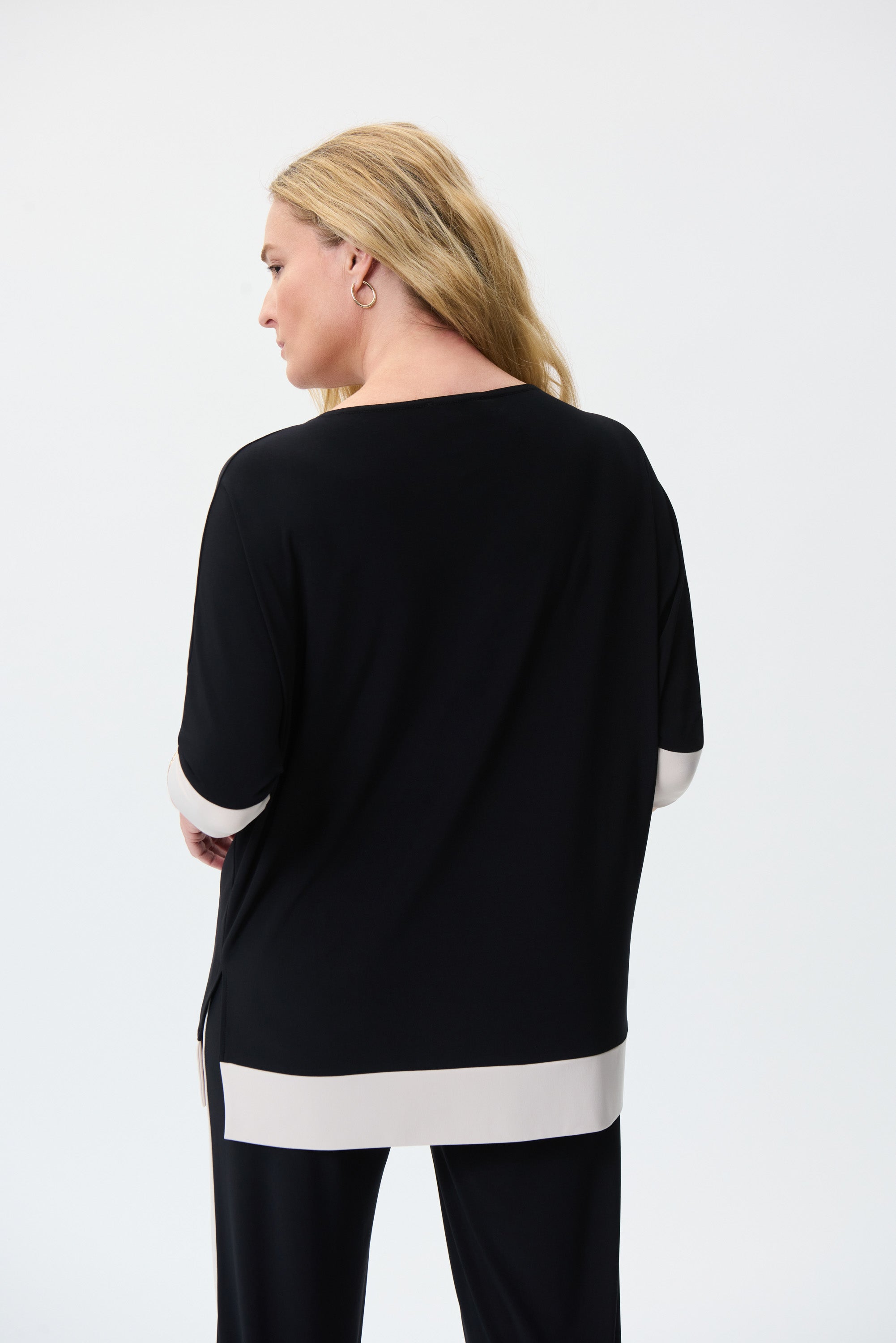 Blusa negra larga 231261
