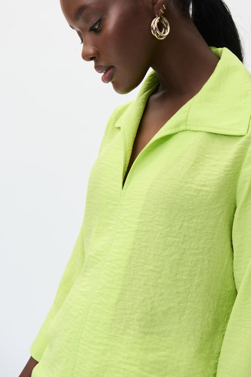 Blusa 3/4 verde limón 231263