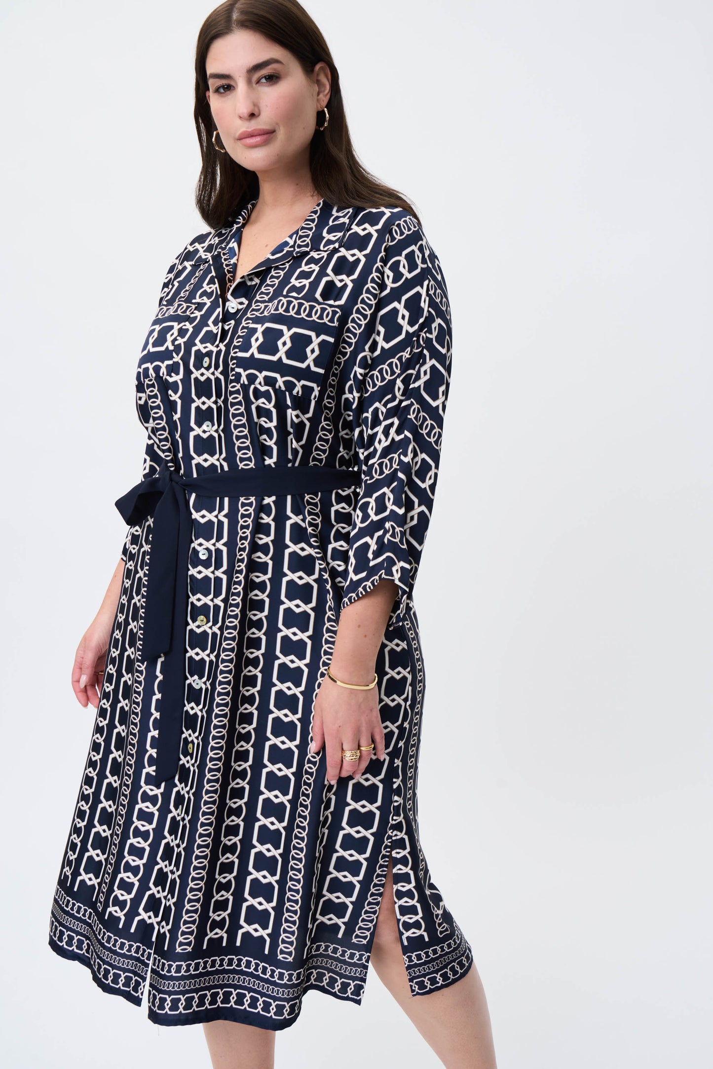 Vestido marino estampado 231288