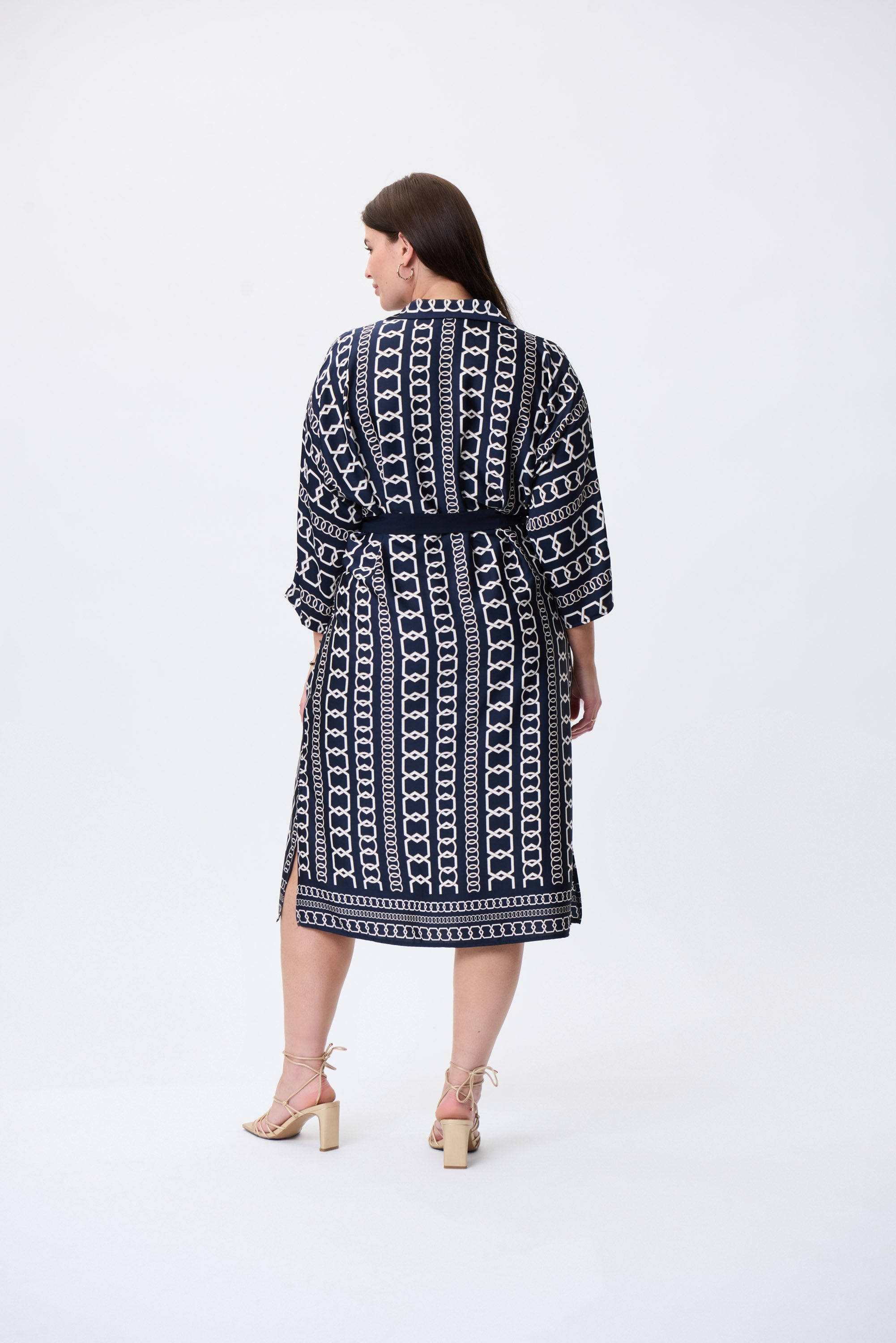 Vestido marino estampado 231288