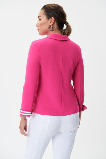 Saco fucsia con botones 232015