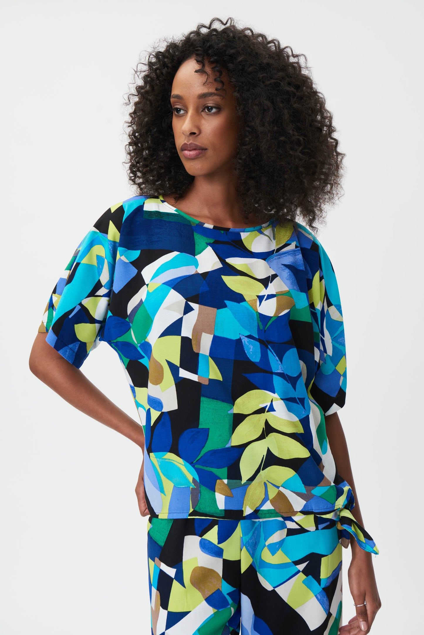 Top estampado multicolor 232031