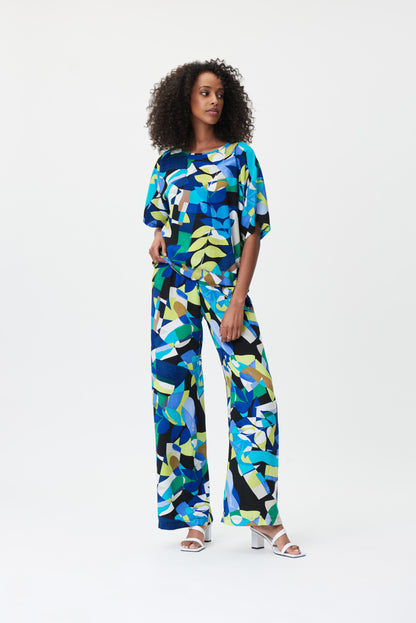 Pantalón estampado verde 232082