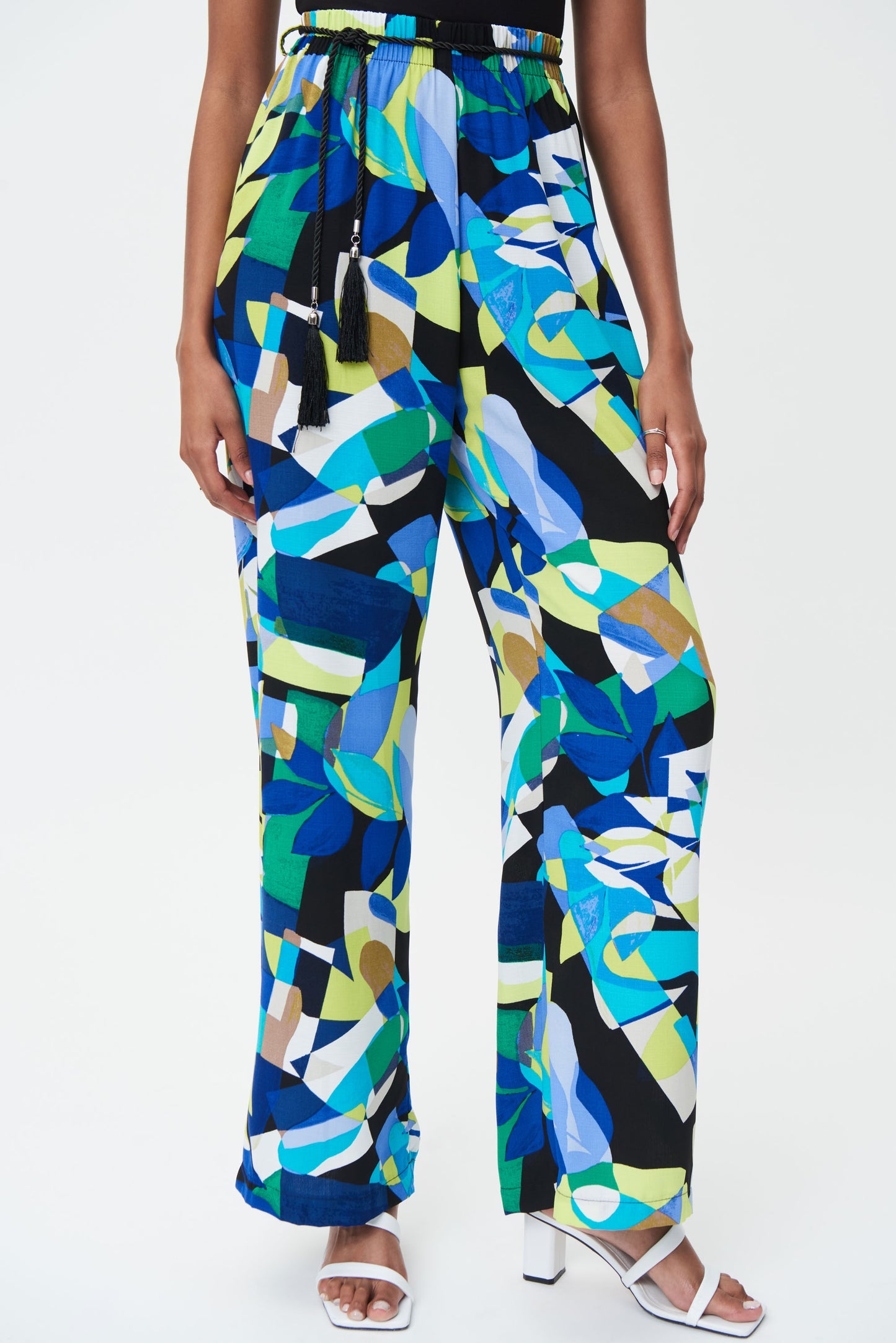 Pantalón estampado verde 232082