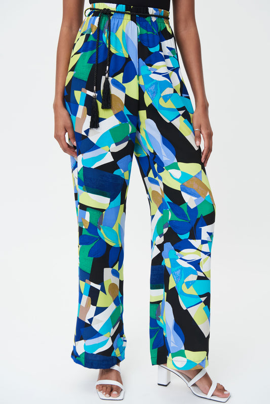 Pantalón estampado verde 232082