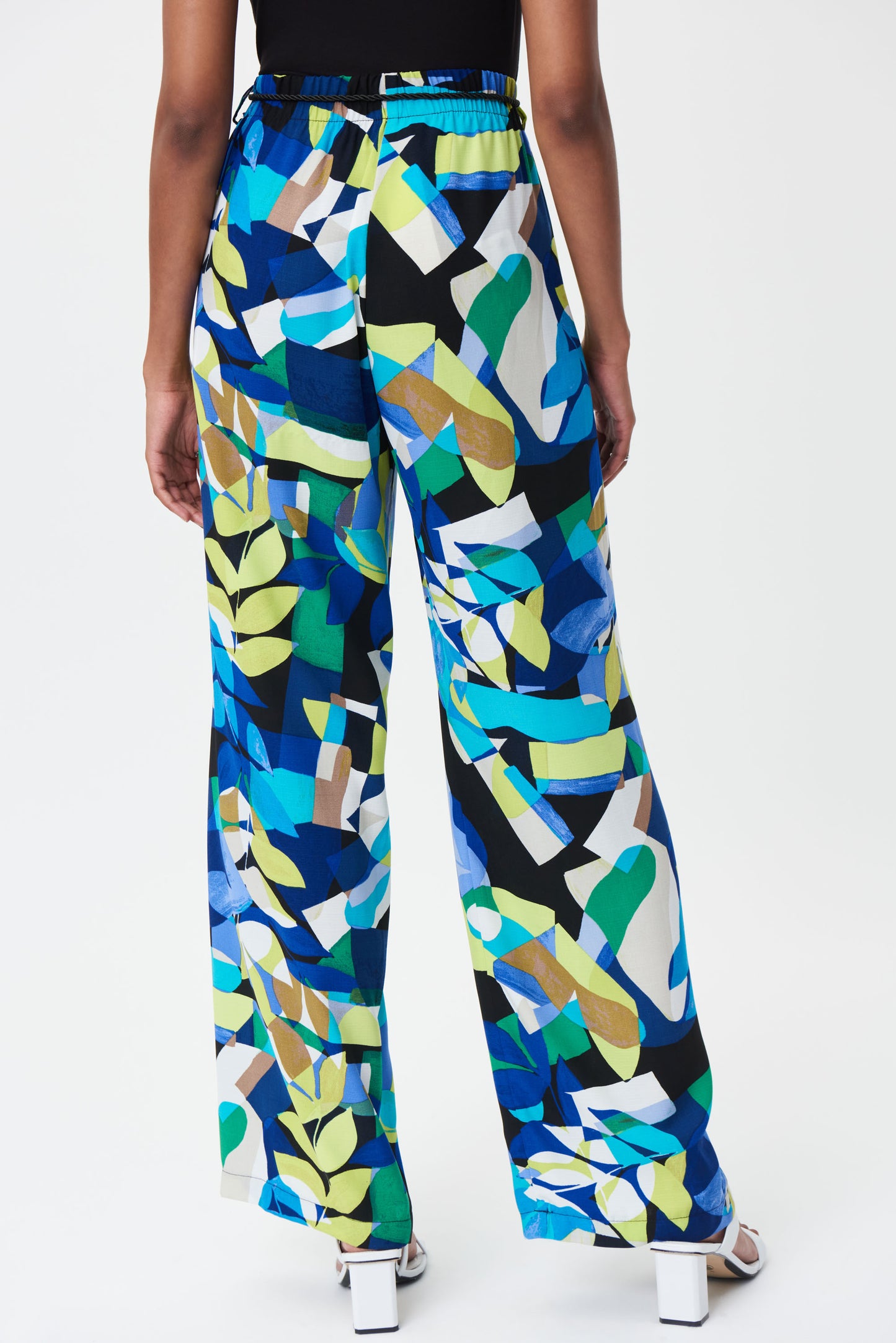 Pantalón estampado verde 232082