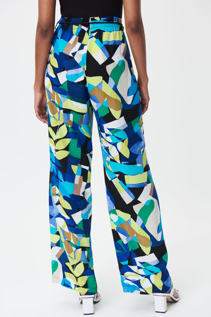 Pantalón estampado verde 232082