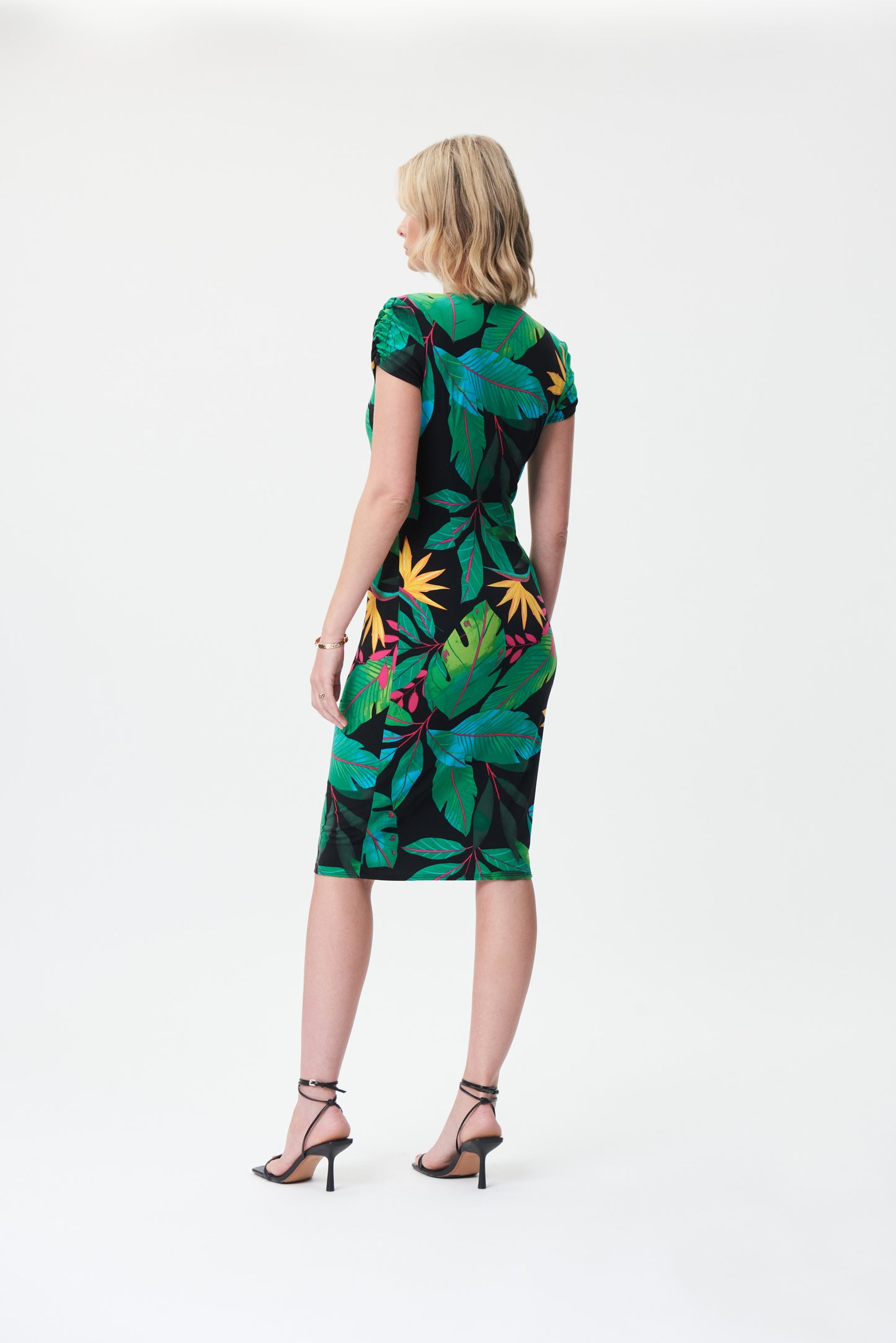 Vestido floreado verde 232162