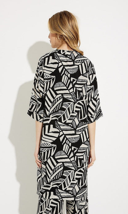 Cover con estampado de hojas 232230