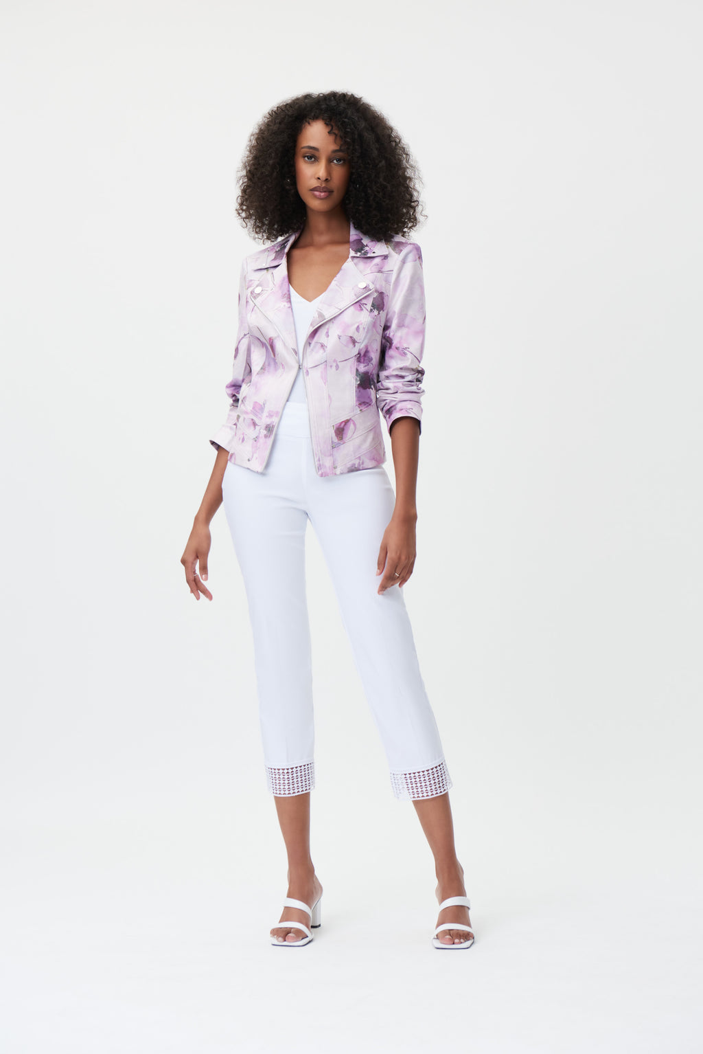 Chaqueta estampado lila 232918