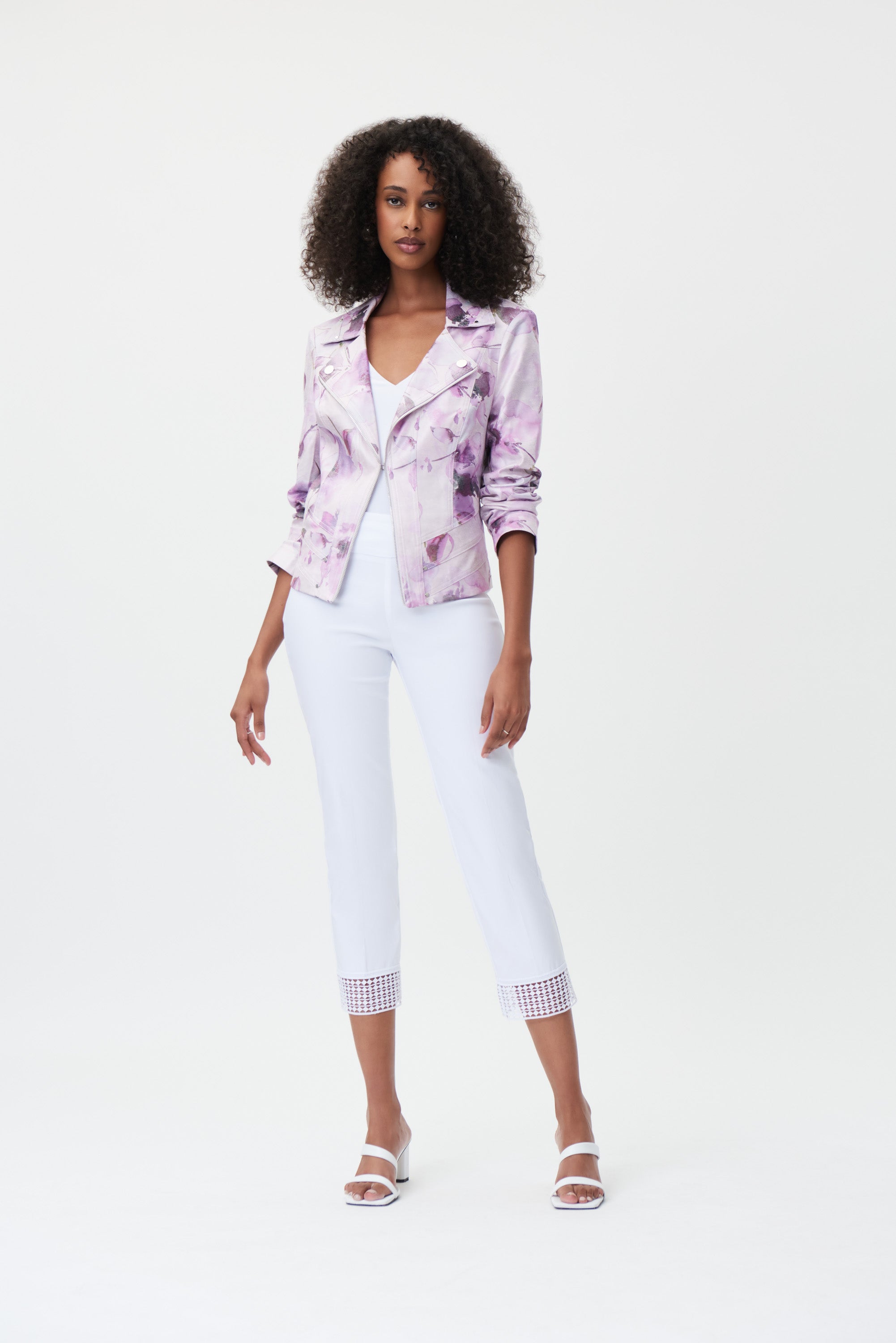 Chaqueta estampado lila 232918
