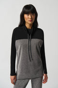 Sudadera gris y negro con brillo 233083
