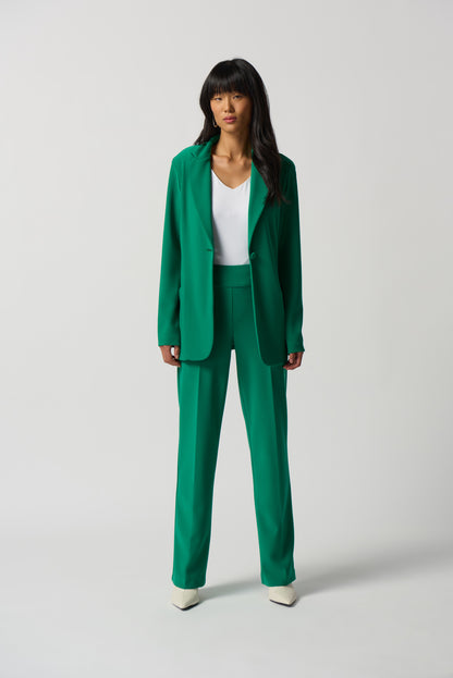 Blazer con solapa verde esmeralda 233092