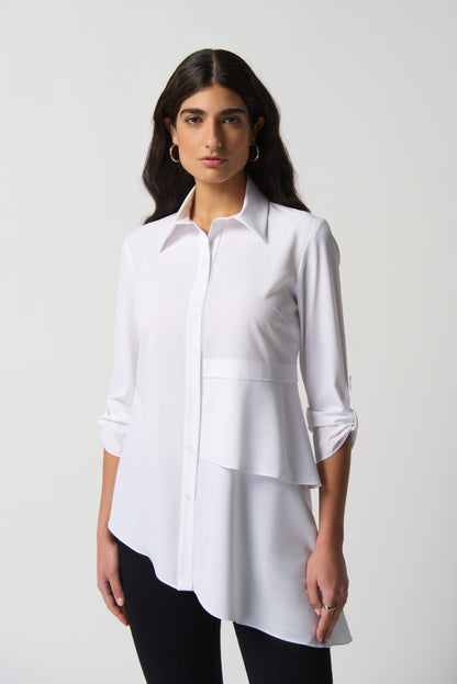 Blusa asimetrica blanco 233099