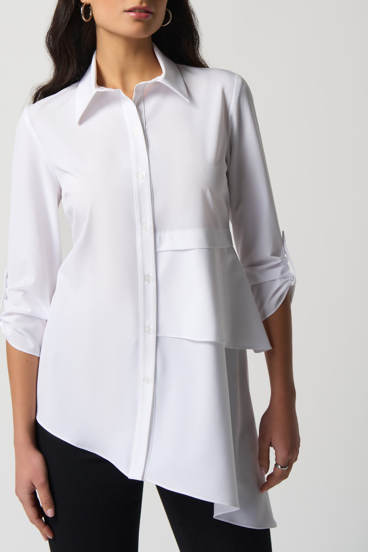 Blusa asimetrica blanco 233099