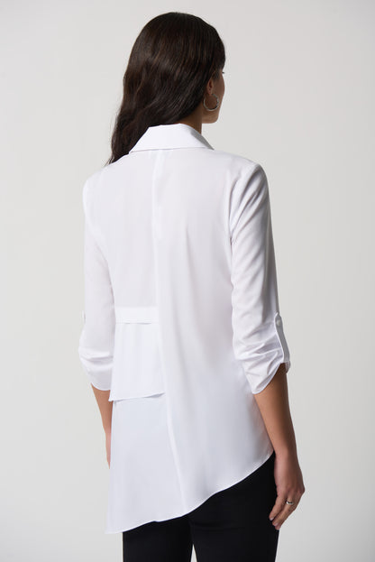 Blusa asimetrica blanco 233099