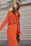 Blusa satinada chedrón 233136