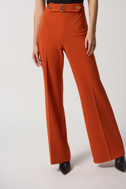 Pantalón de pierna ancha naranja tandoori 233181