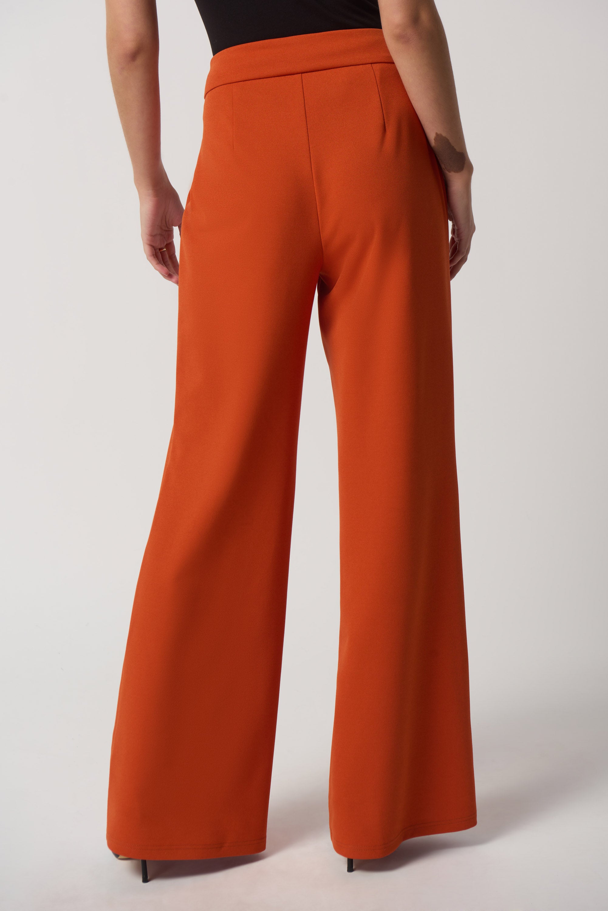 Pantalón de pierna ancha naranja tandoori 233181