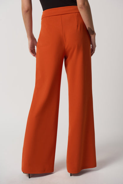 Pantalón de pierna ancha naranja tandoori 233181