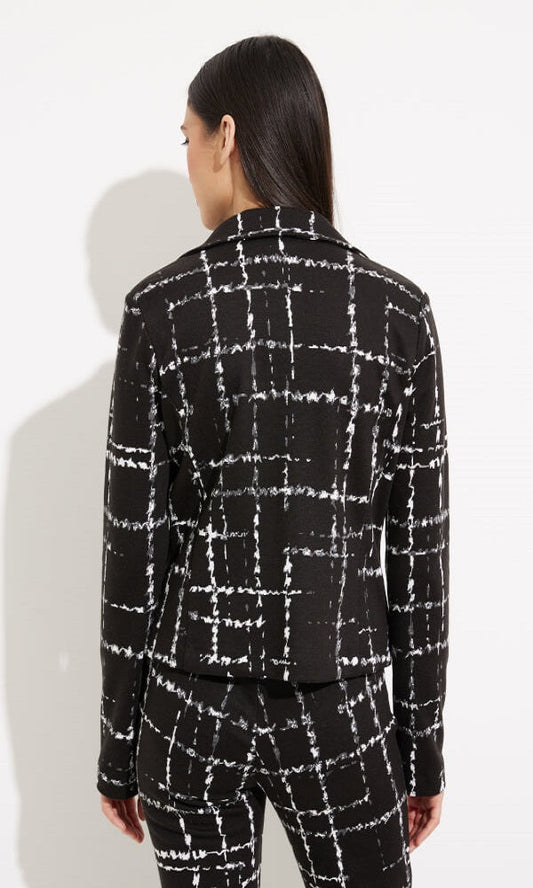 Chaqueta negra de cuadros 233218