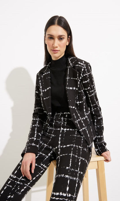 Chaqueta negra de cuadros 233218