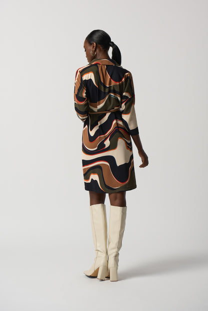 Vestido camisero multicolor 233224