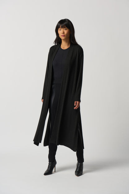 Cardigan largo gris oscuro 233246