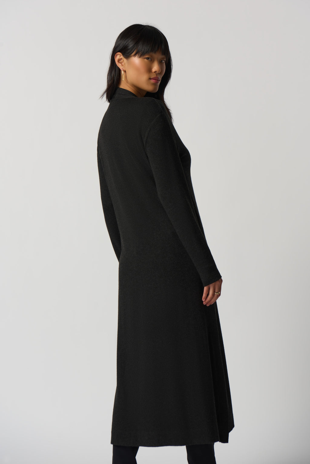 Cardigan largo gris oscuro 233246