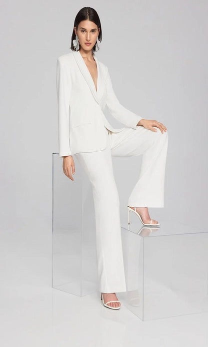 Pantalón de vestir vainilla 233787S24