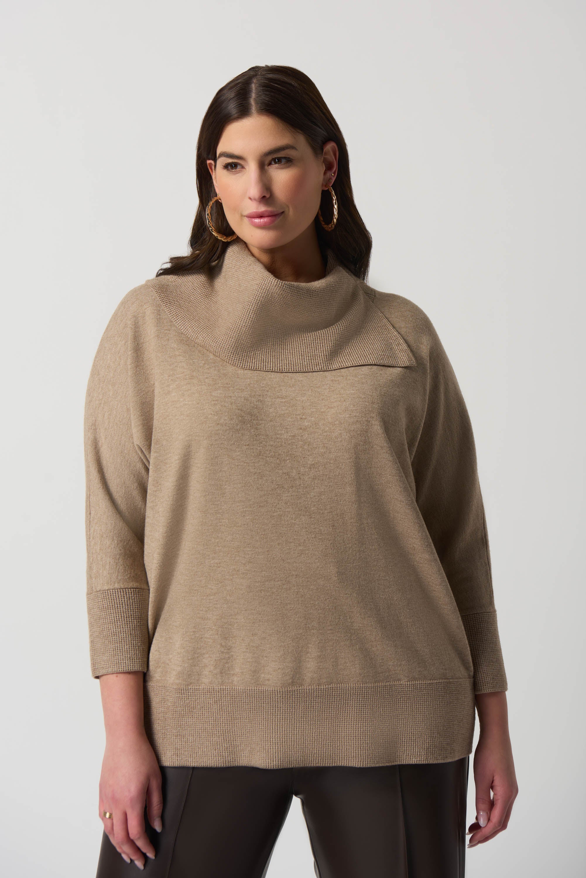 Sueter asimetrico latte 233955
