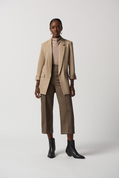 Blazer oversize de piel sintética latte 233963