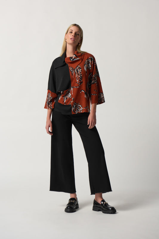 Jeans pierna ancha negro 233970