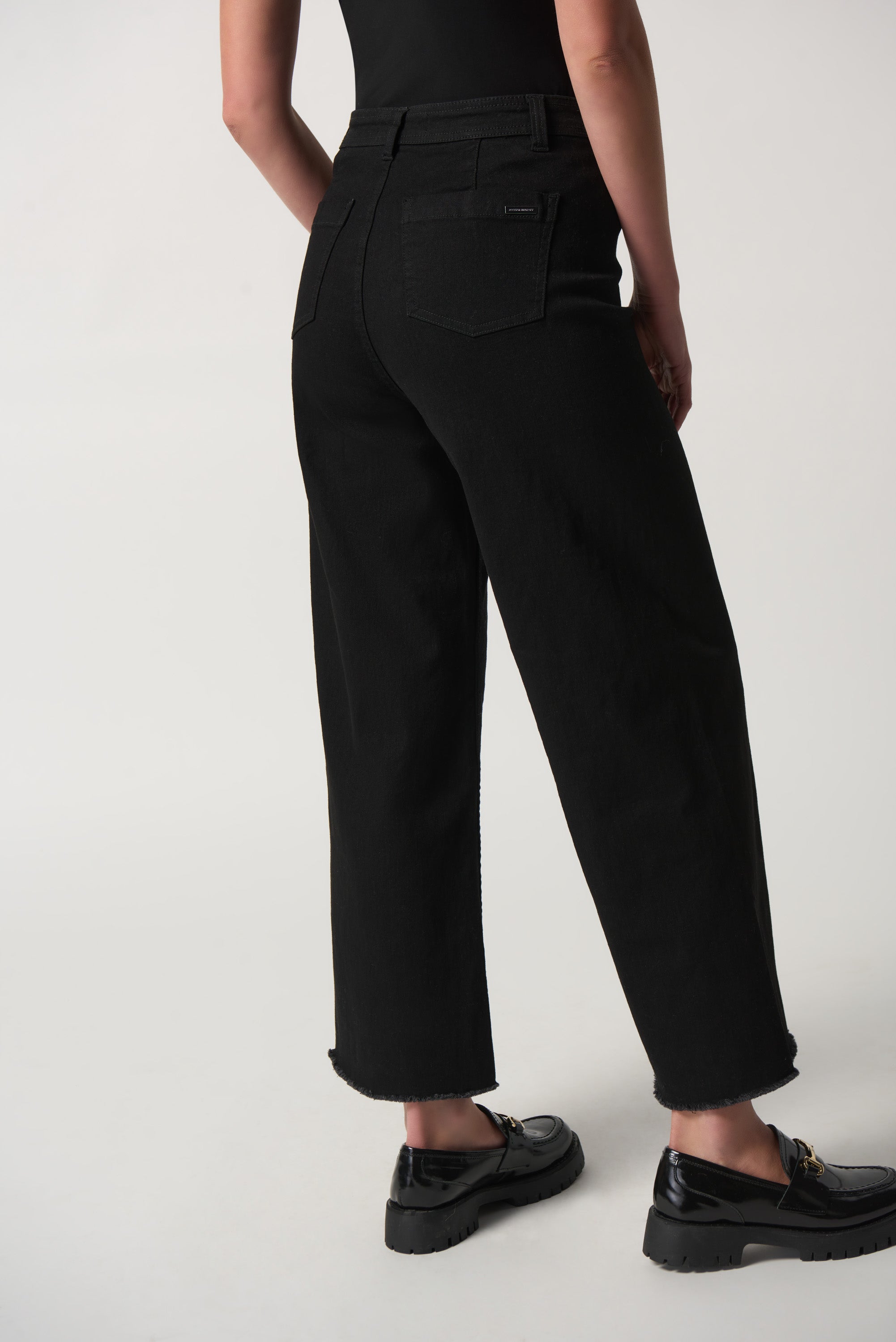 Jeans pierna ancha negro 233970