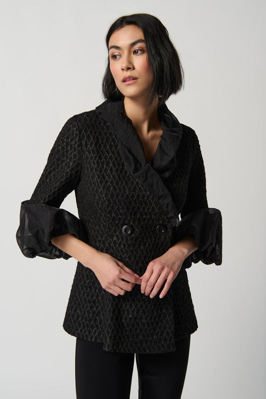 Chaqueta con mangas abullonadas 234039