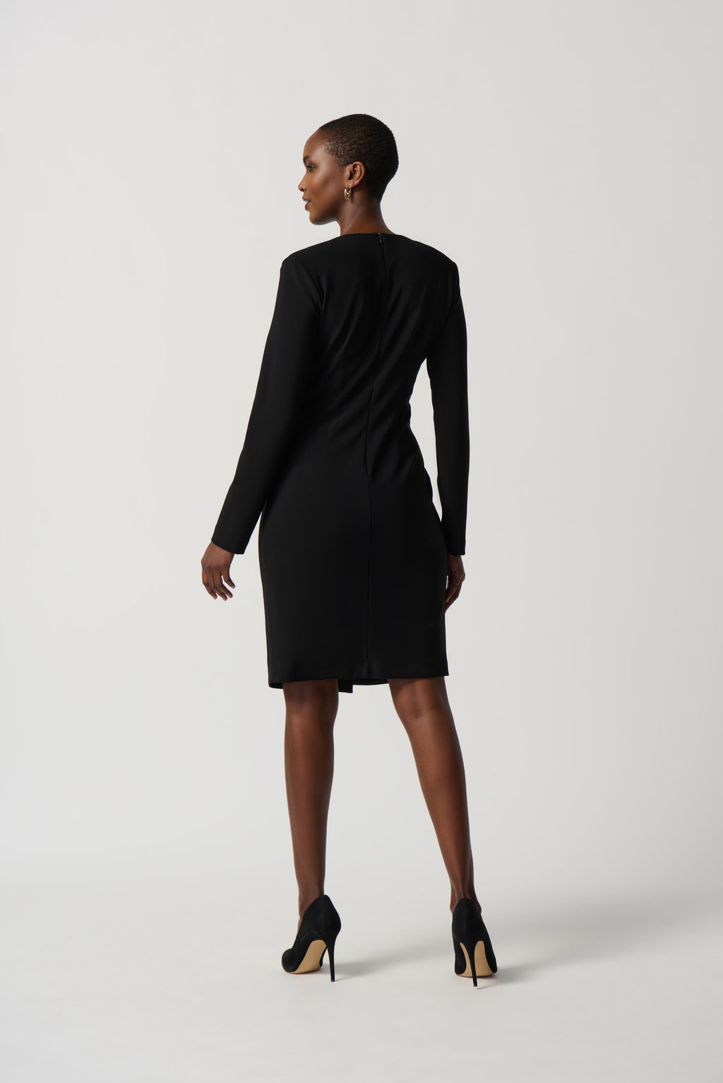 Vestido tipo blazer negro 234153